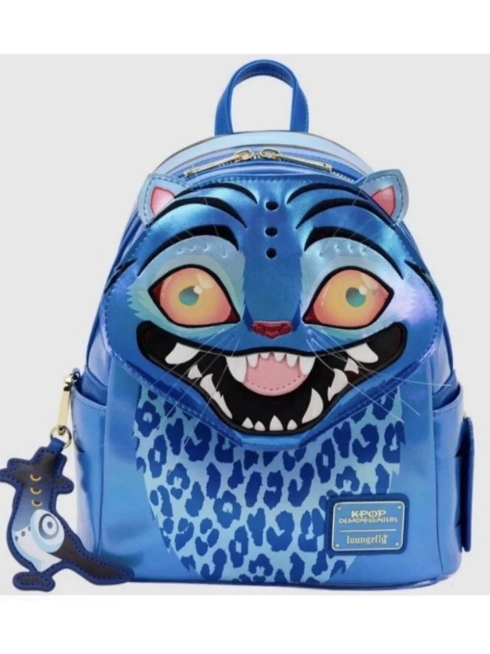 Loungefly Kpop Demon Hunters Derpy Cosplay Light Up Glow Mini Backpack NWT
